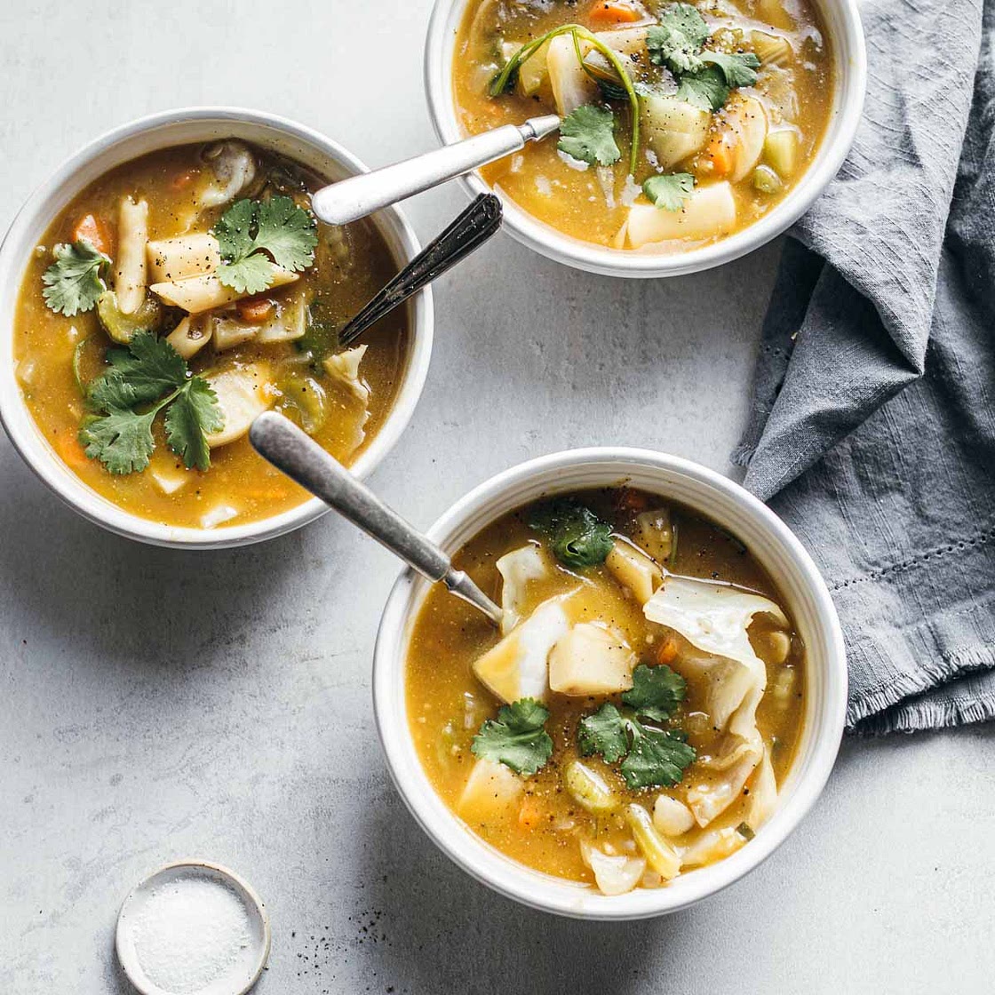 Vegan Soup Joumou (Haitian Squash Soup)