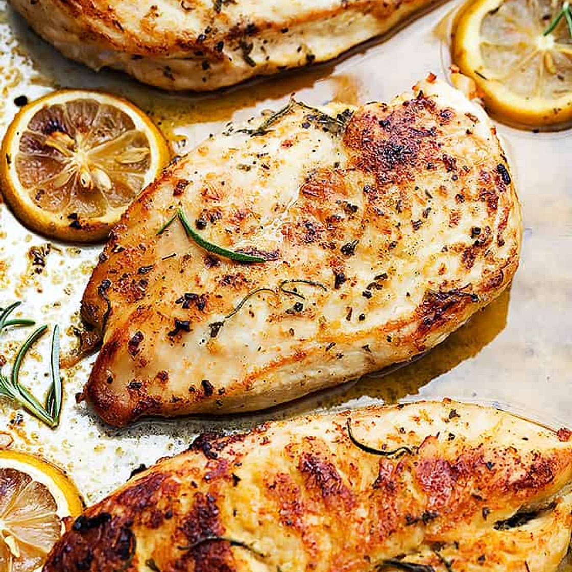 Easy Healthy Baked Lemon Chicken