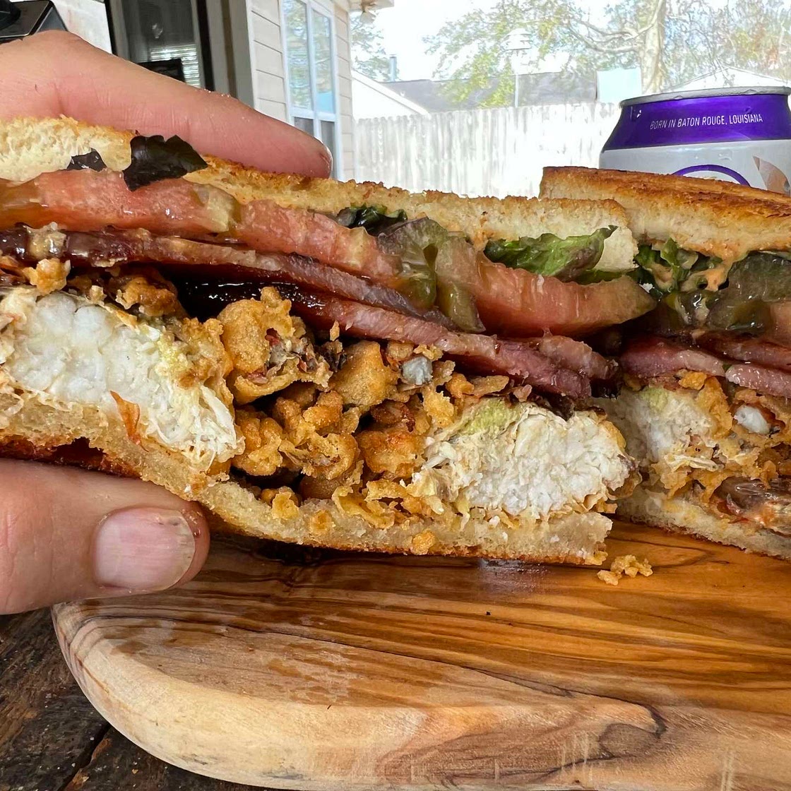 Soft shell crab BLT