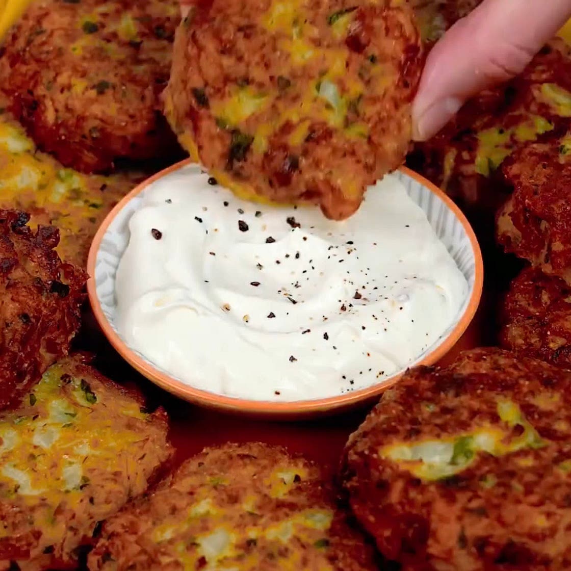 Cabbage cake appetizer