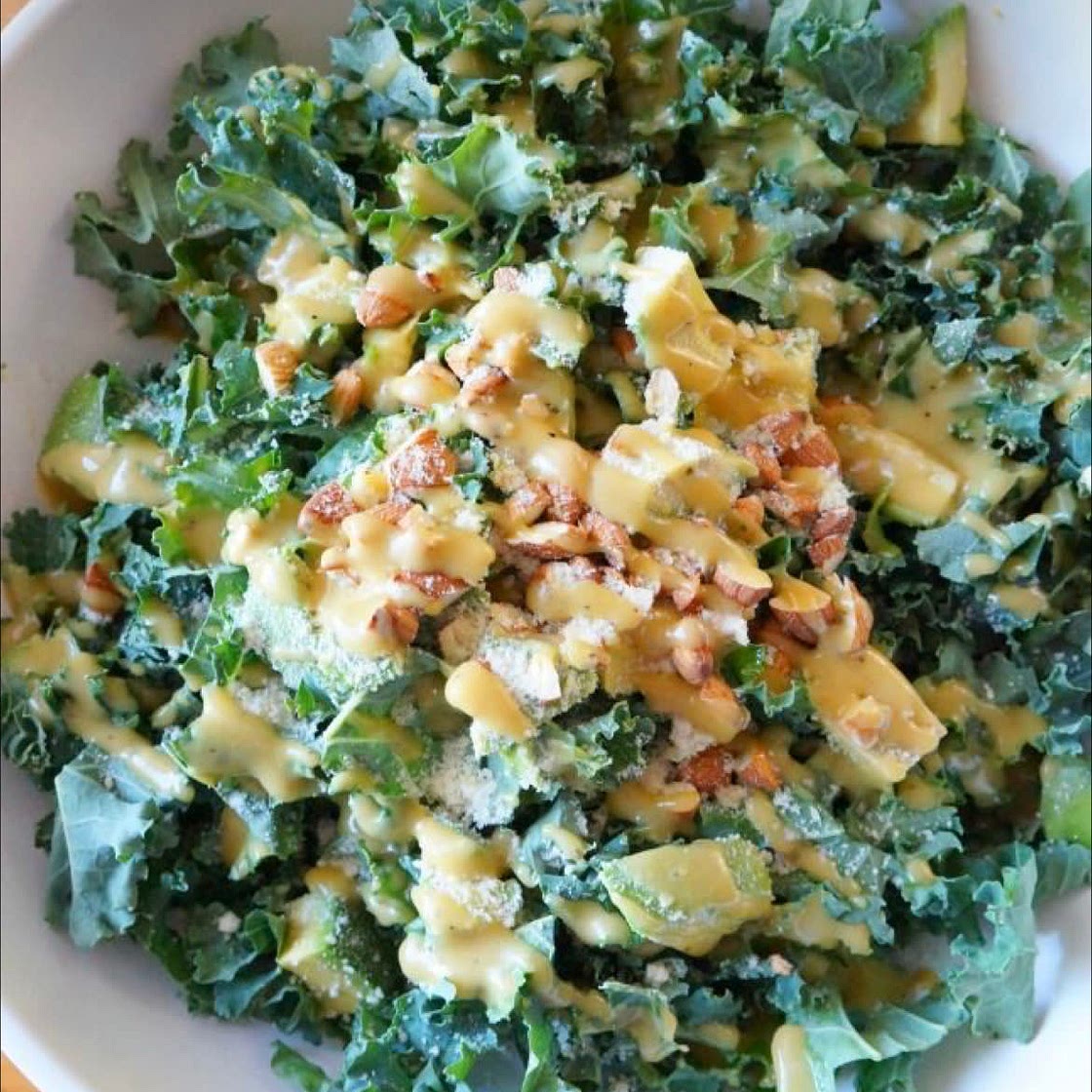Honey Mustard Kale Salad