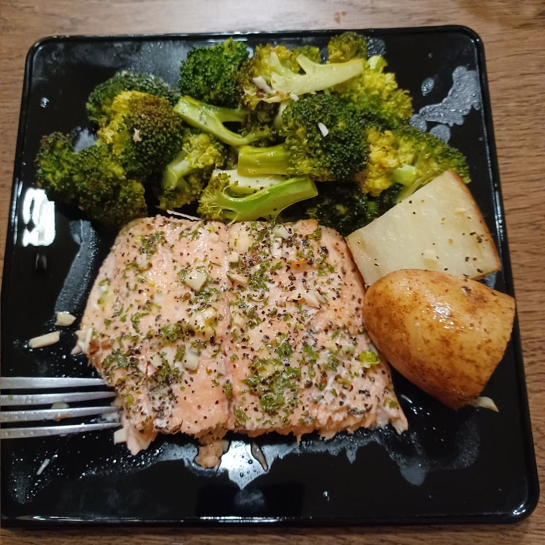 Garlic Butter Baked Salmon