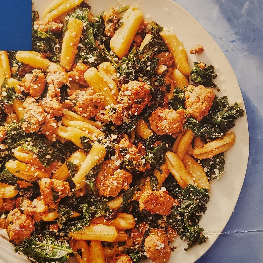 Pork ragu with kale