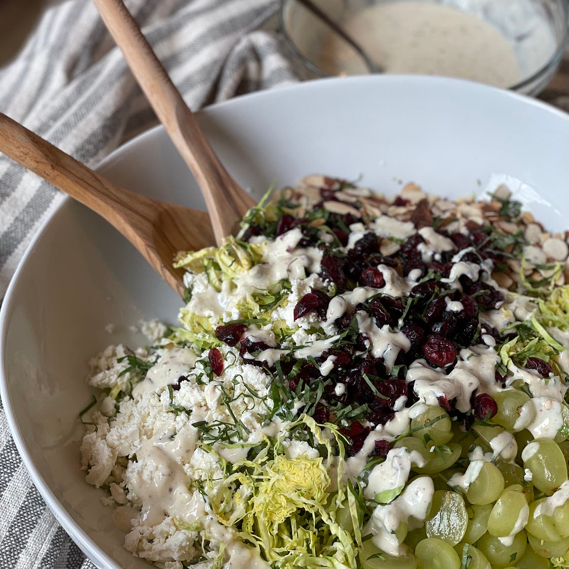 Shaved Brussels Sprout Salad