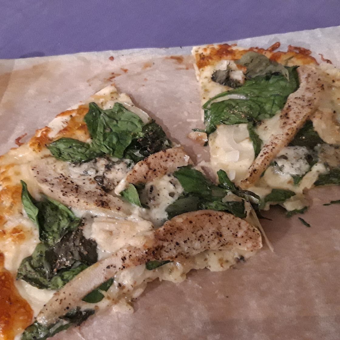 Pizza poire/bleu