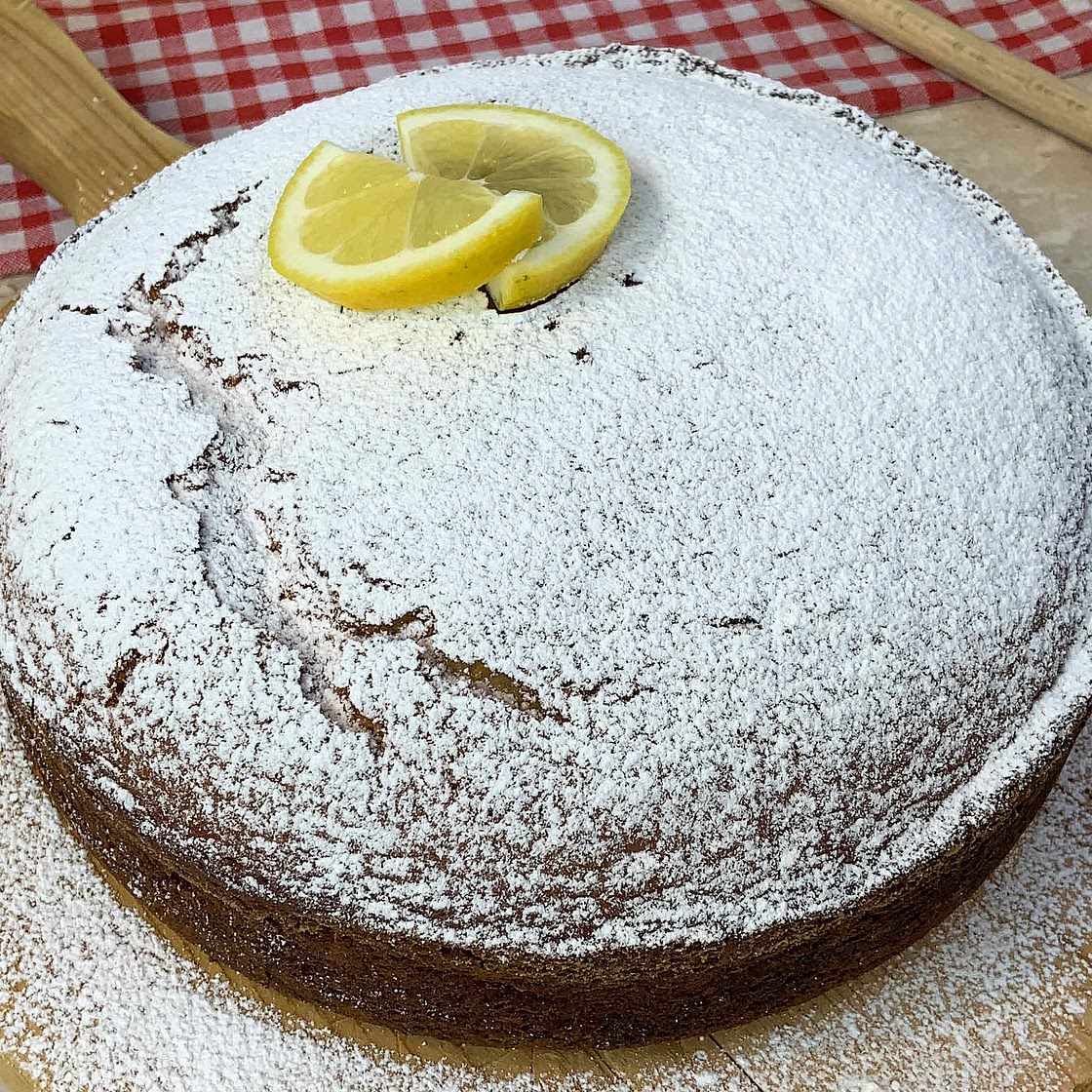 LEMONY OLIVE OIL CAKE