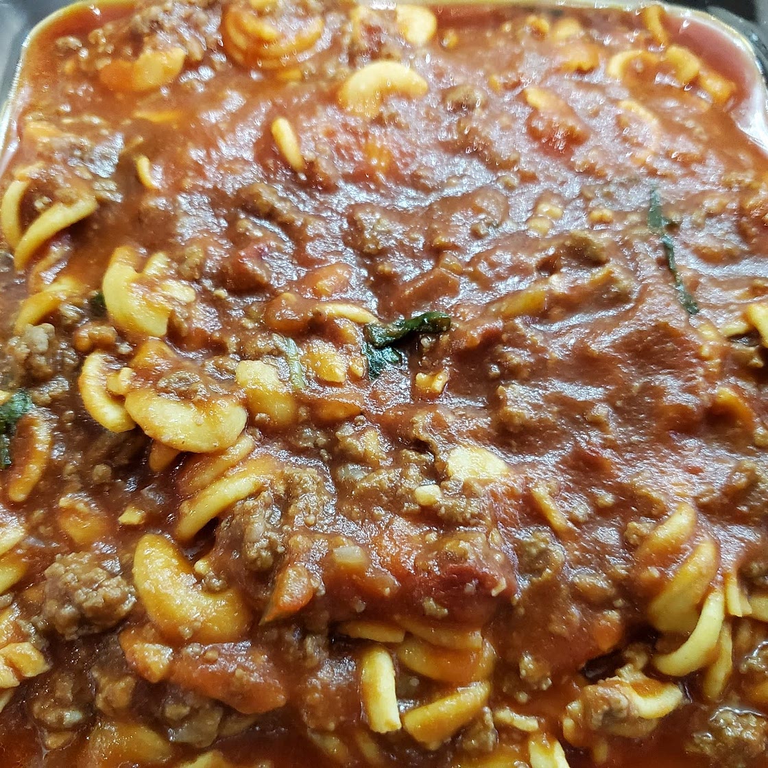 One-Pot Spaghetti and Meat Sauce (Stove-Top recipe)