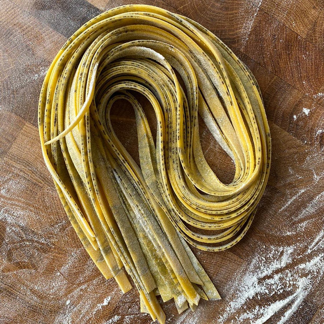 Truffle Tajarin (incorporated truffle in the pasta)