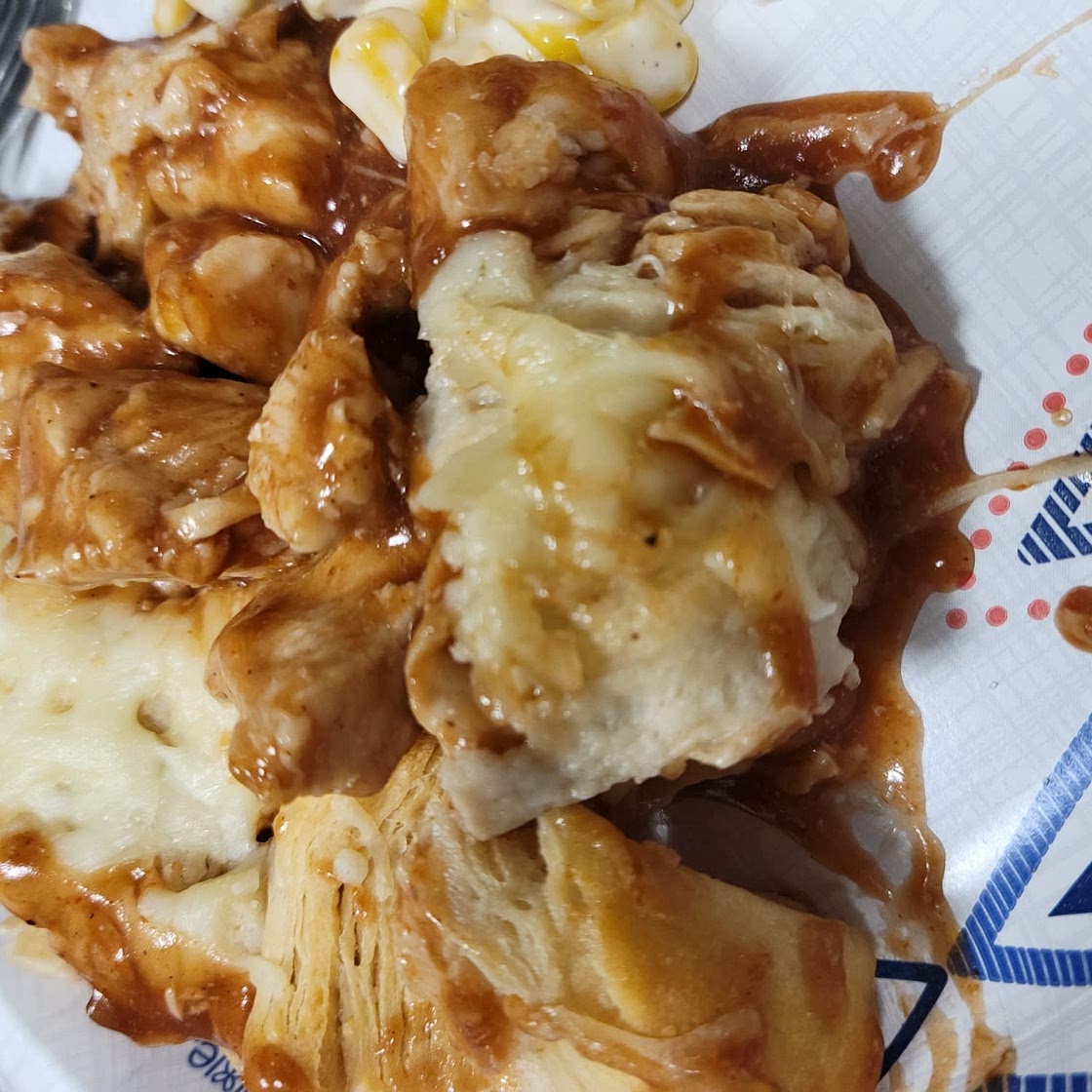 Barbecue Chicken Bubble-Up Bake