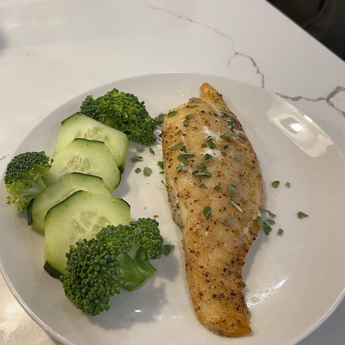 Baked Cajun Garlic Butter Cod