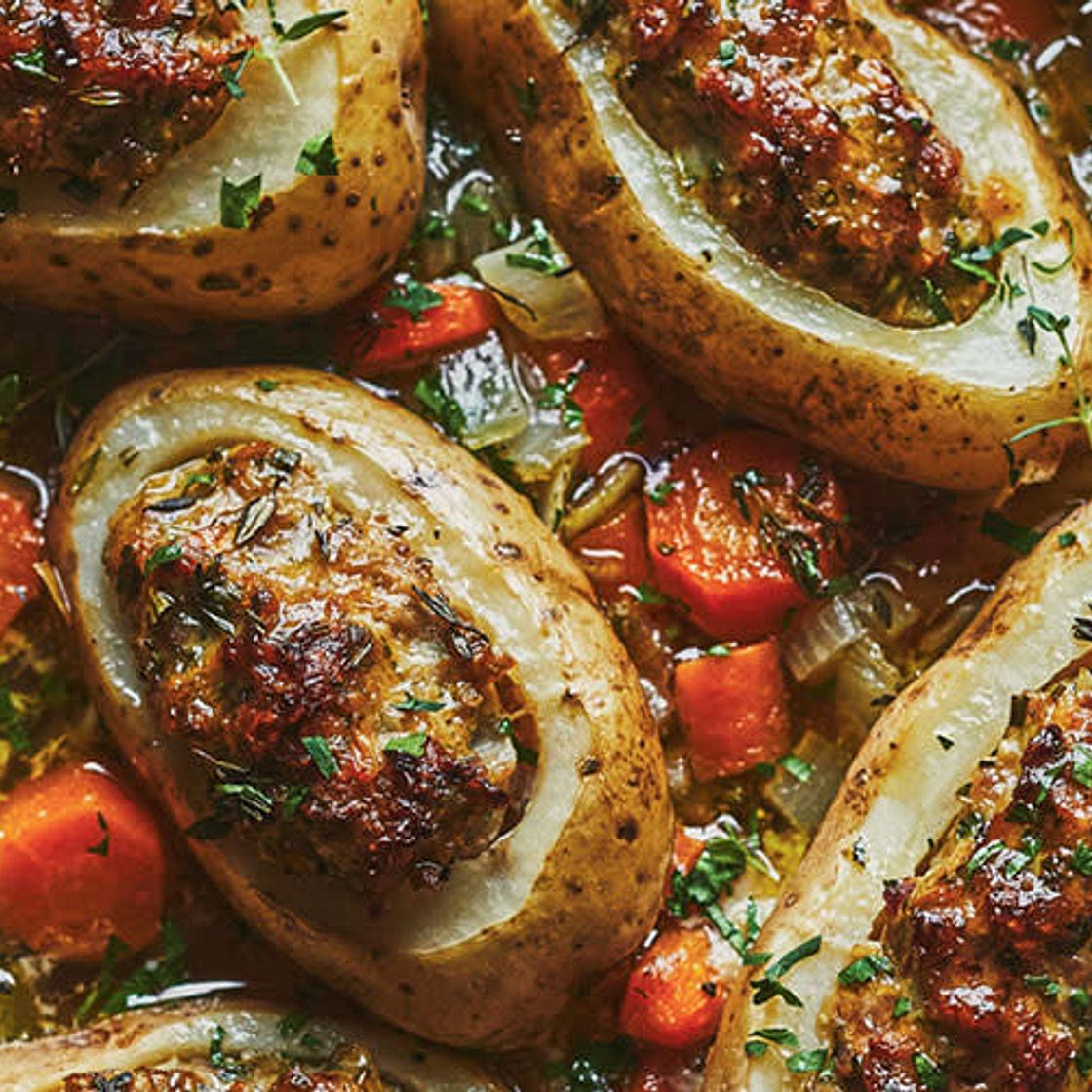 Pommes de terre farcies