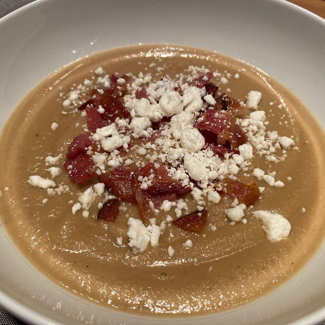 Roasted Parsnip and Pear Soup