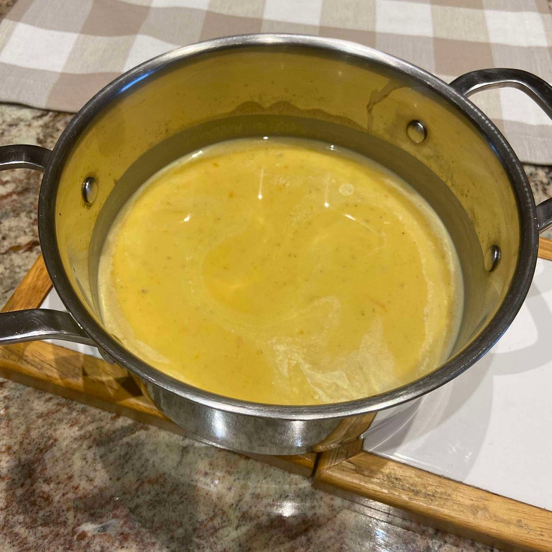 Yam and Red Lentil Soup