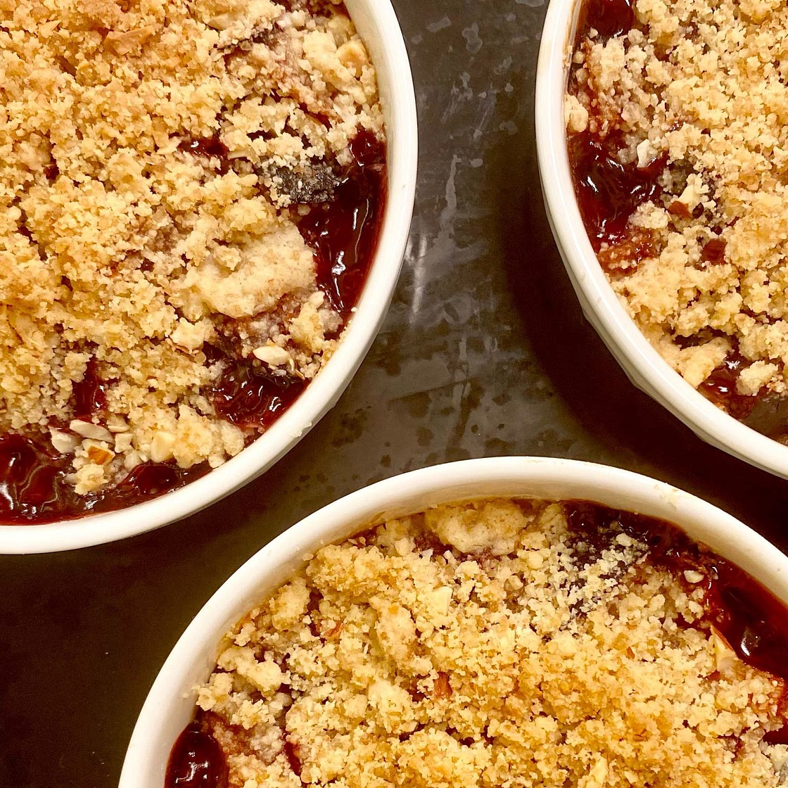 Apple crumble