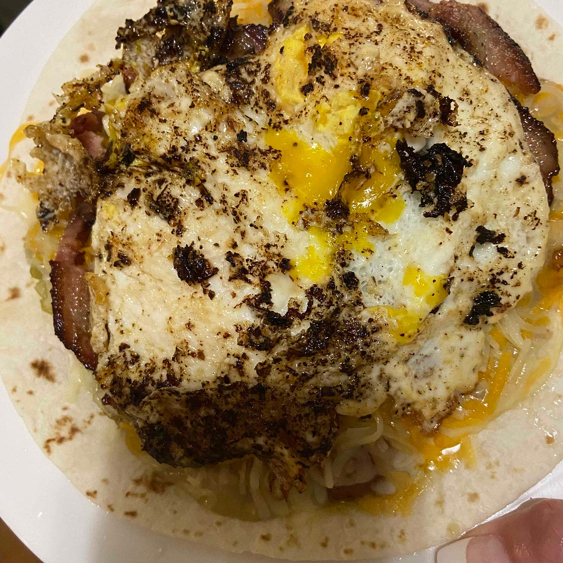 Nita’s green chili breakfast 