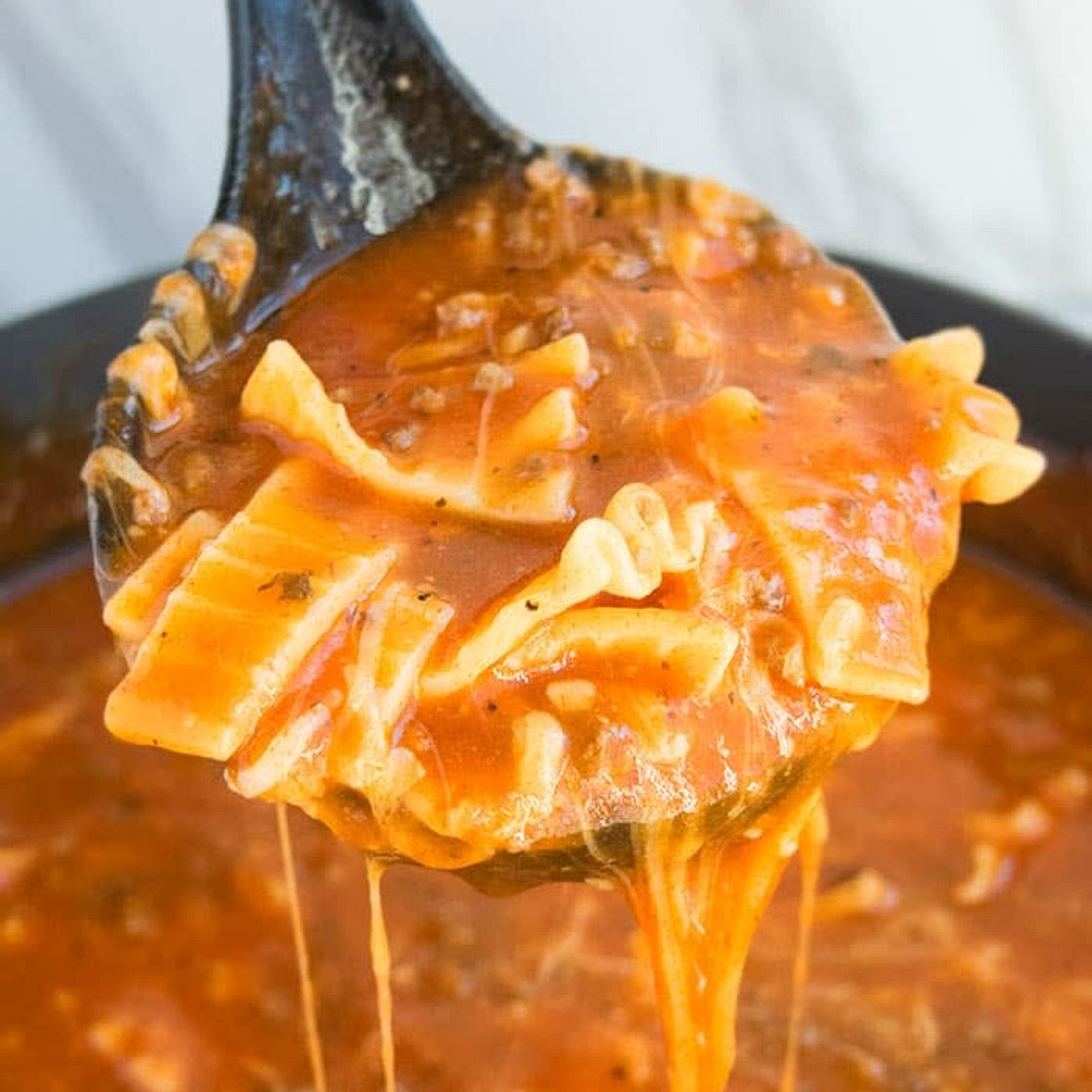 Easy Lasagna Soup