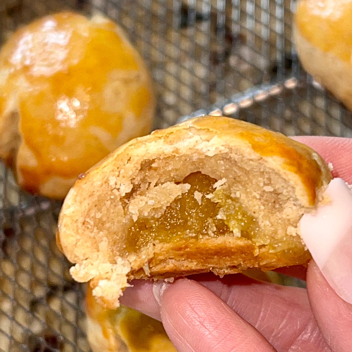 Salted Egg Yolk Pineapple Tarts