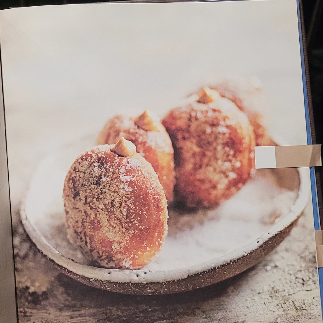 Ricotta and Dulce de leche Doughnuts