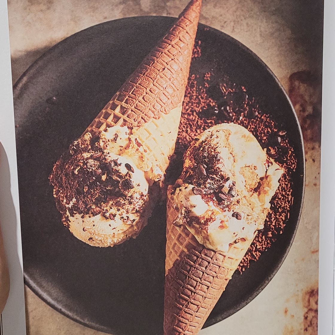 Tiramisu Swirl Ice-Cream Waffle Cones