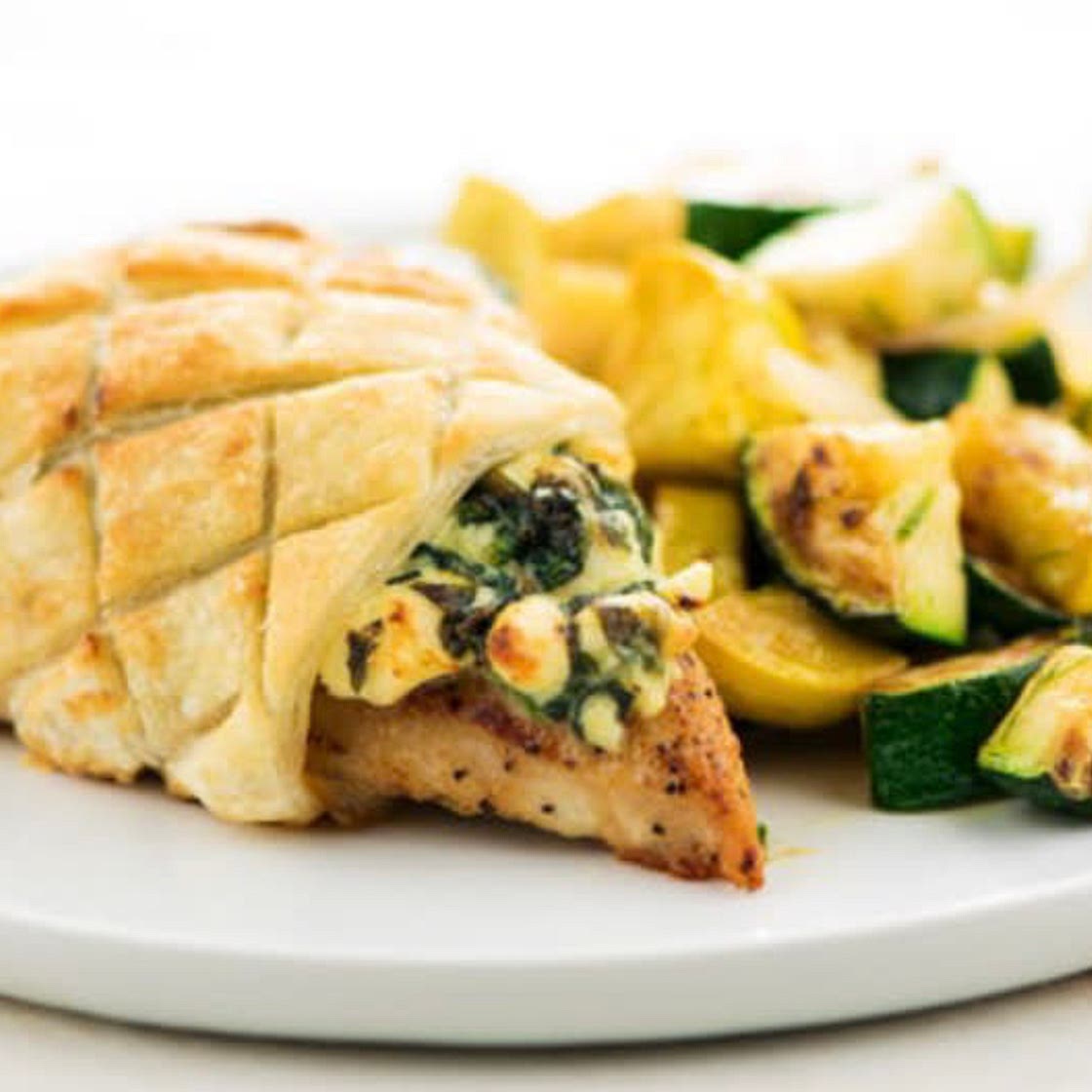 Greek chicken and squash