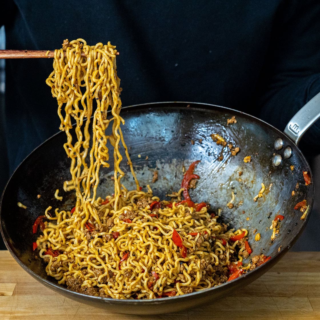 Spicy Garlic Noodles - Healthy Weeknight Meal — Ethan