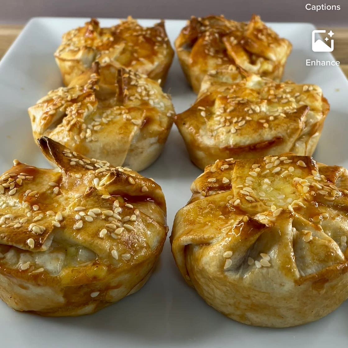 Cheesy Chicken Peri Peri Pies