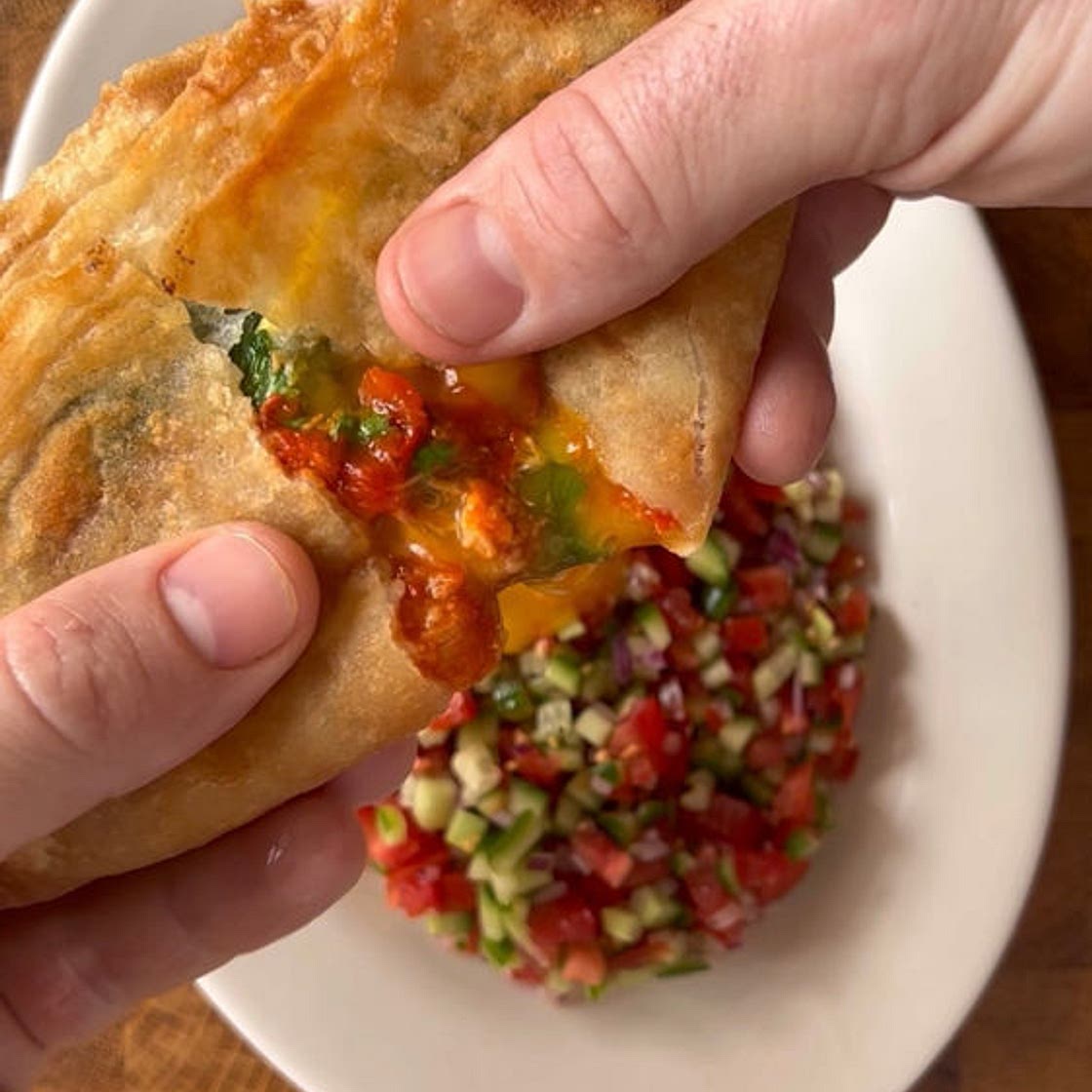 Burika (Tunisian Stuffed Filo Pastry)