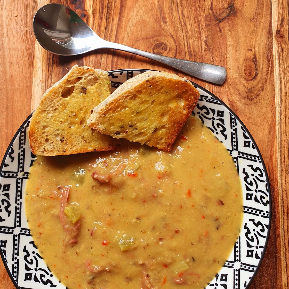 CHRISTMAS HAM & RED LENTIL SOUP