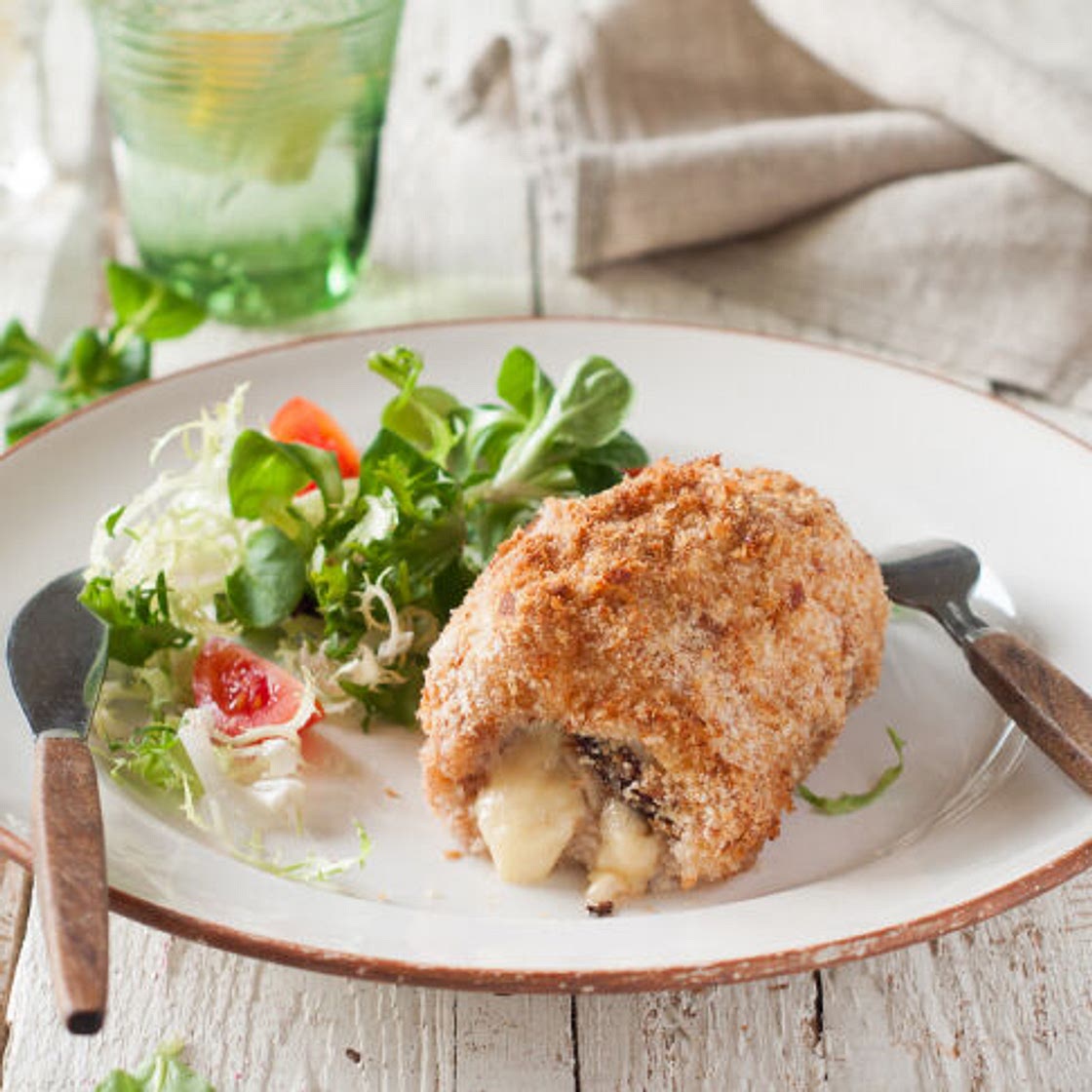 Gruyere and Prosciutto Chicken Cordon Bleu