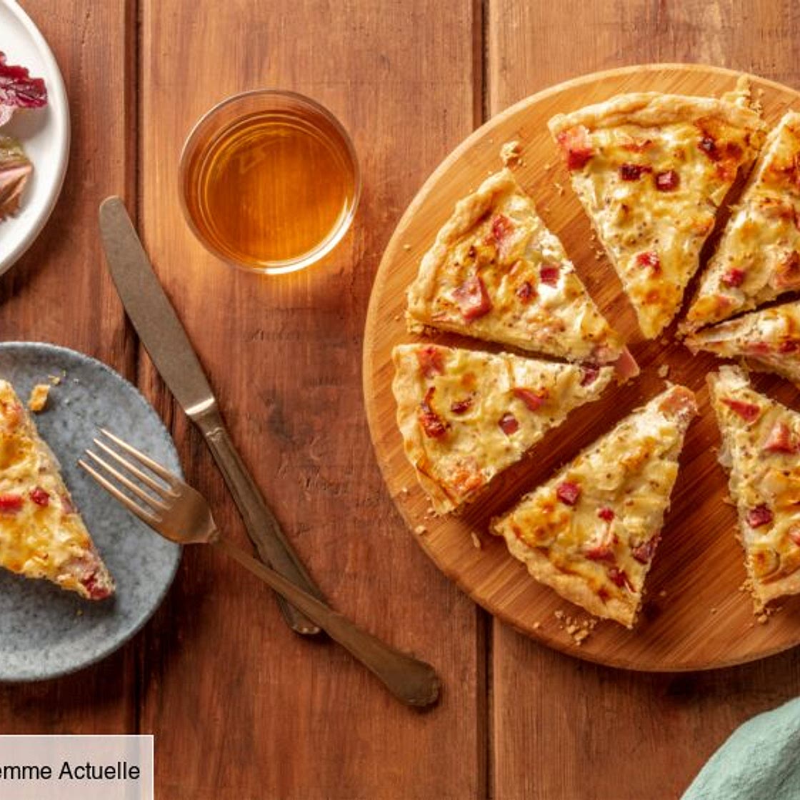 Quiche lorraine de Cyril Lignac