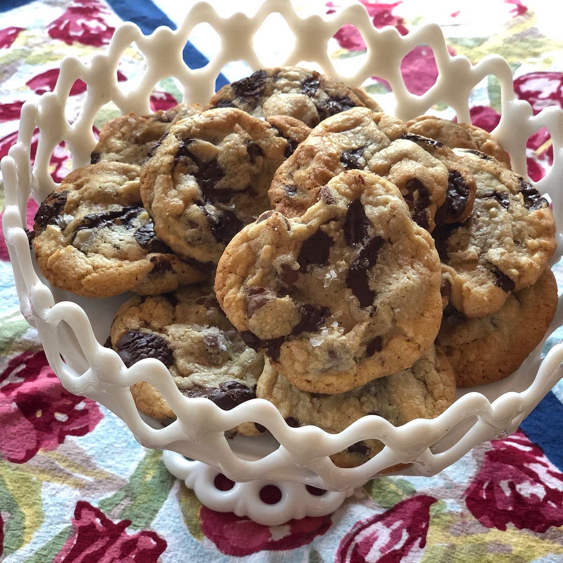 Salted Chocolate Chip Cookies
