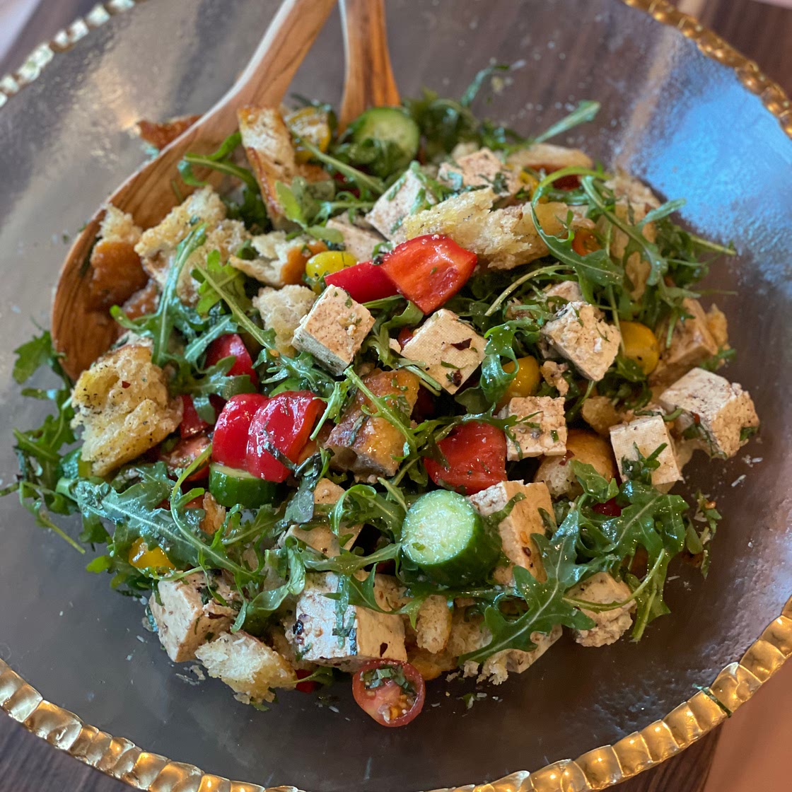 Tofu Panzanella Salad