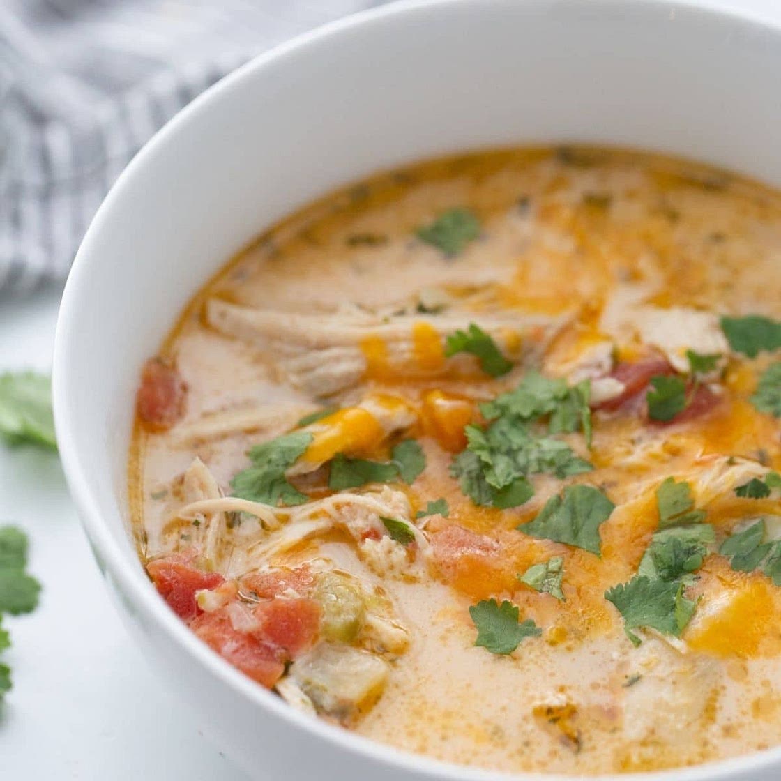 The BEST Keto Chicken Taco Soup (Instant Pot & Crock-Pot Recipe)