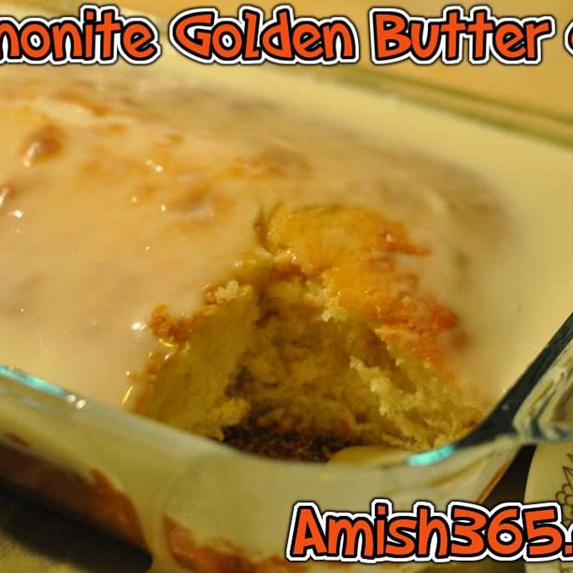 Mennonite Golden Butter Cake