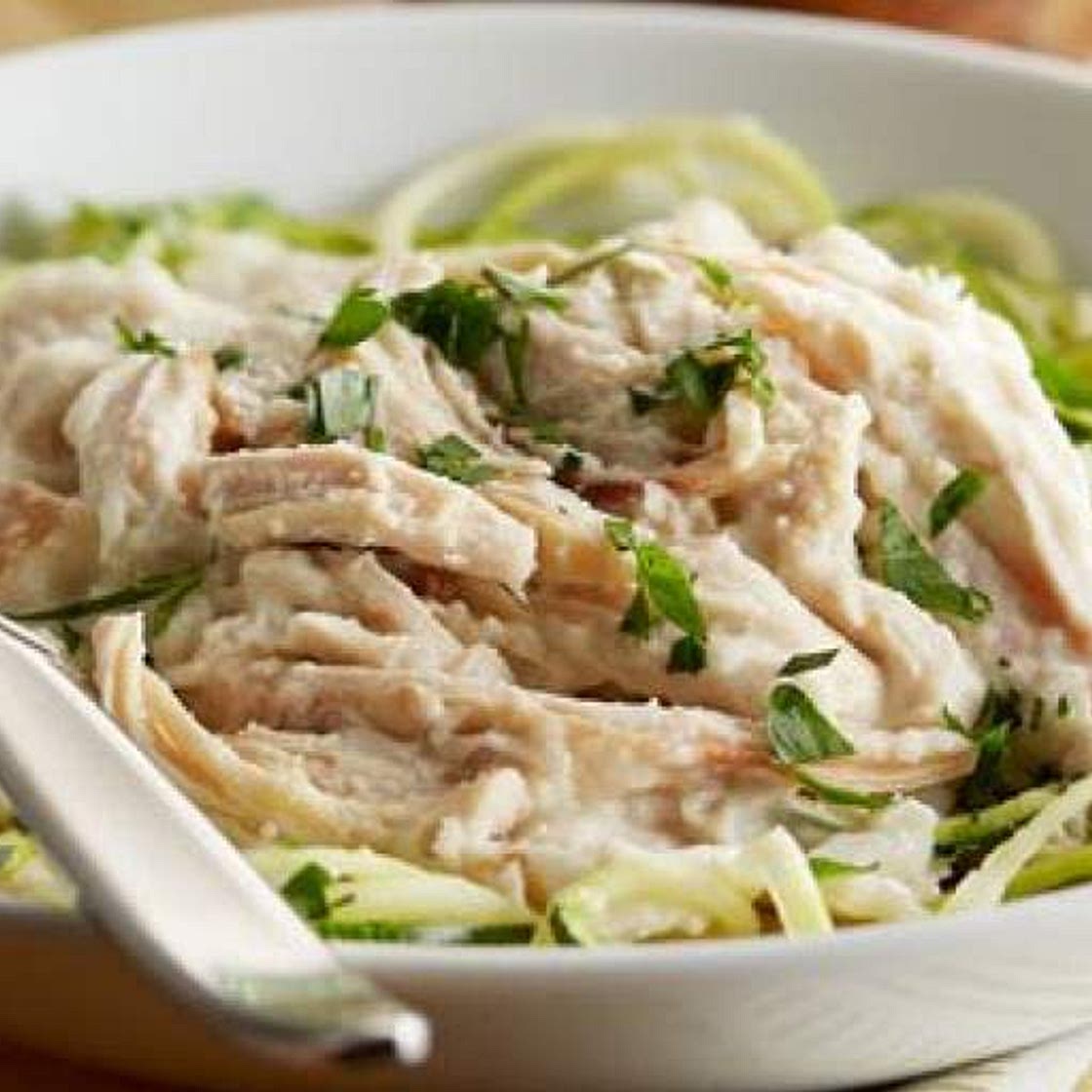 Chicken Zoodle Alfredo