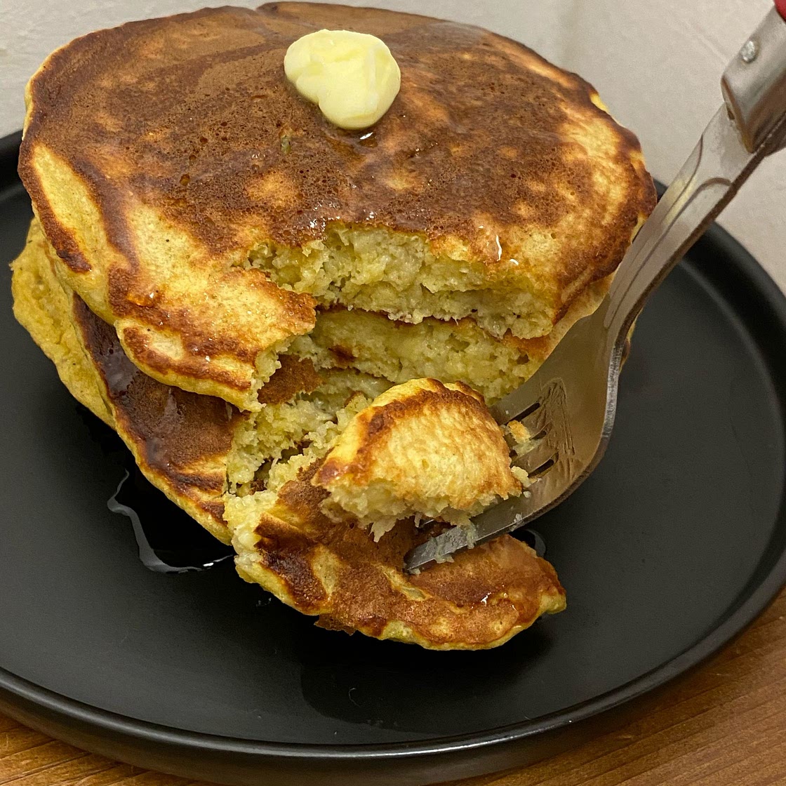 Gluten-free banana pancakes