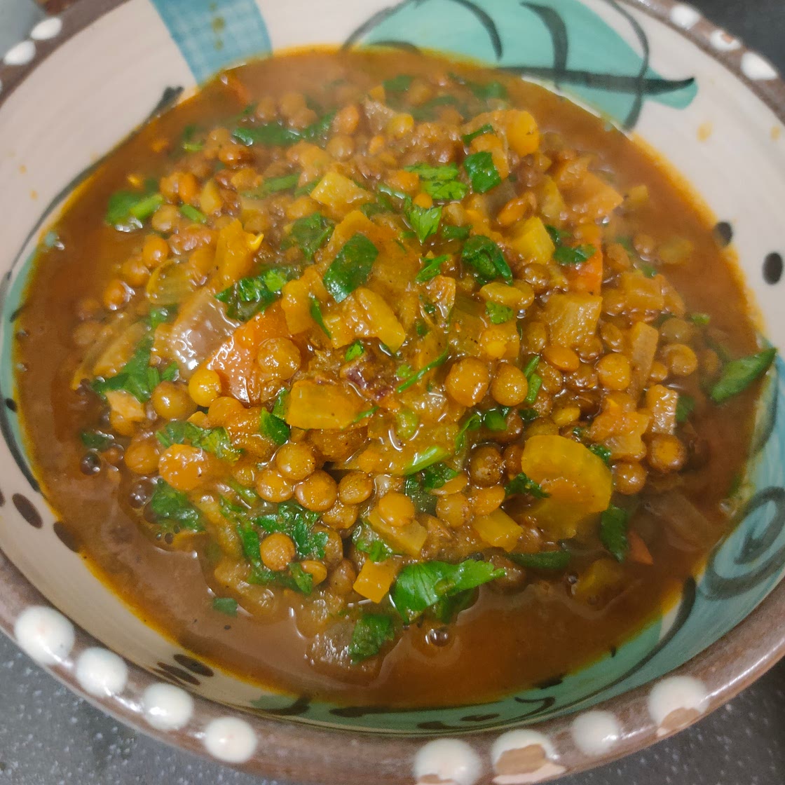 Moroccan tomato and onion soup