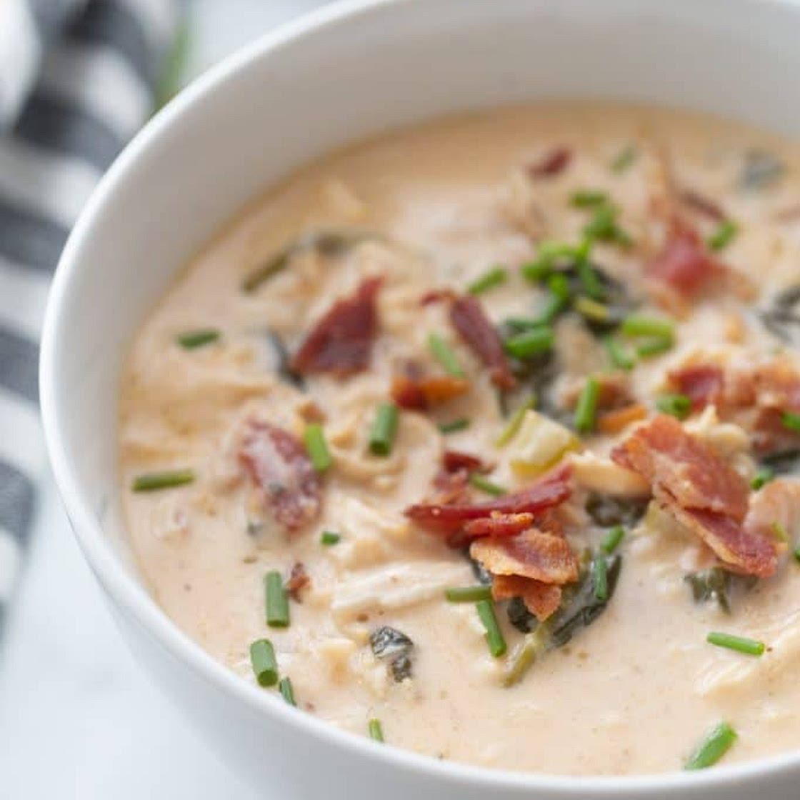 Keto Crack Chicken Bacon Soup