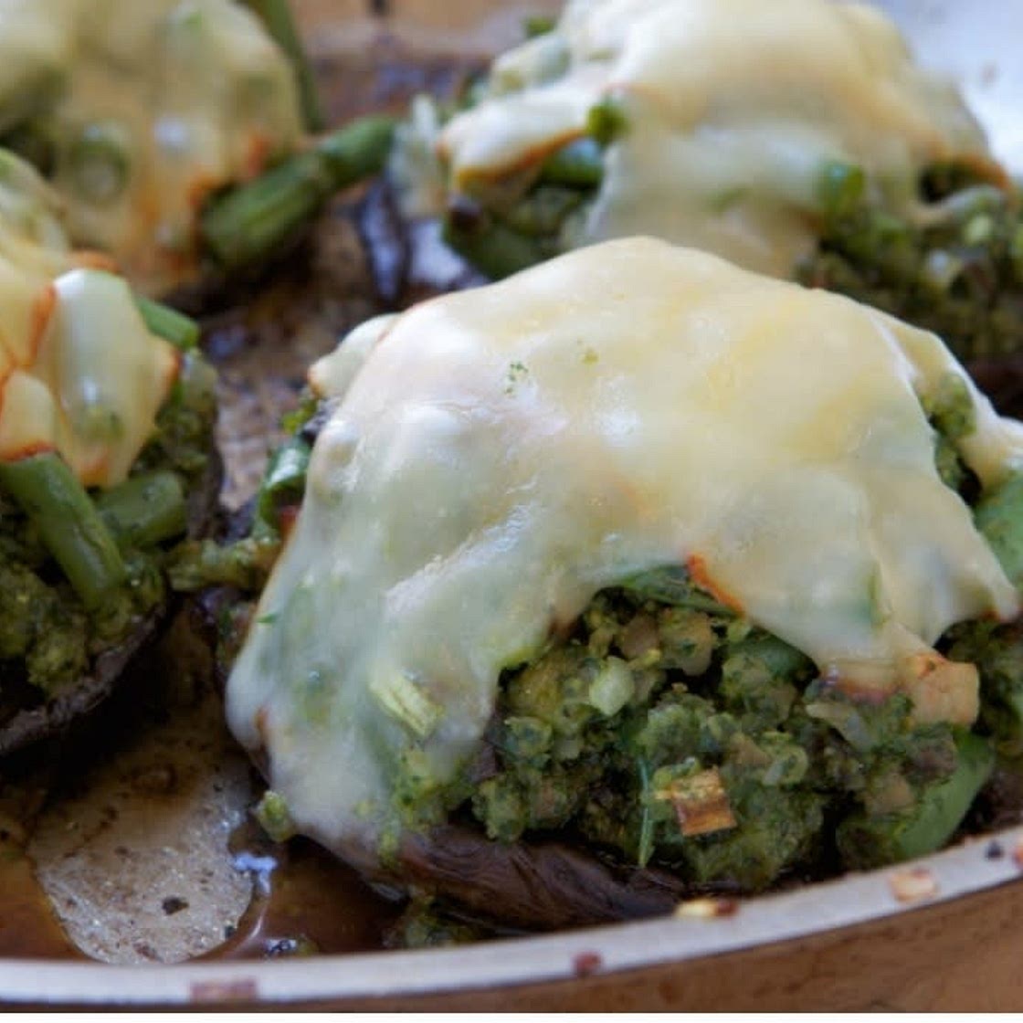 Giant Stuffed Mushrooms | Sara Moulton