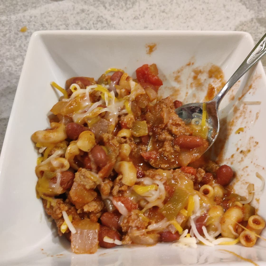 Chili-Pasta Skillet