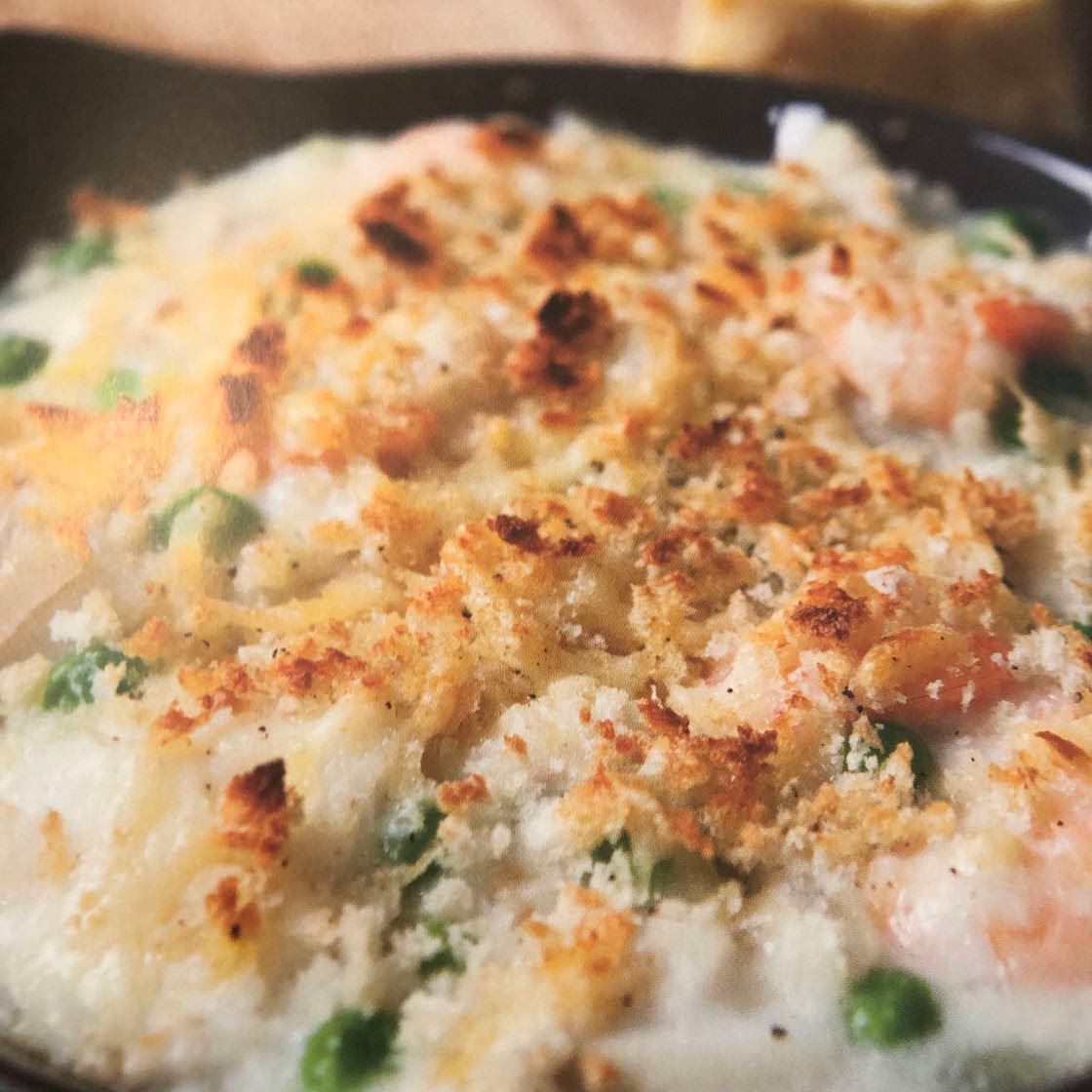 Cod and Prawn Gratin