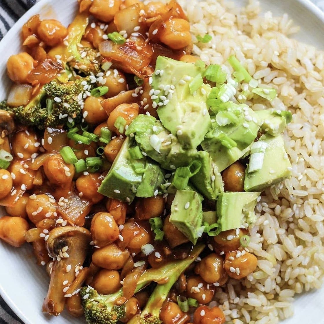 Sweet and Sour Chickpeas