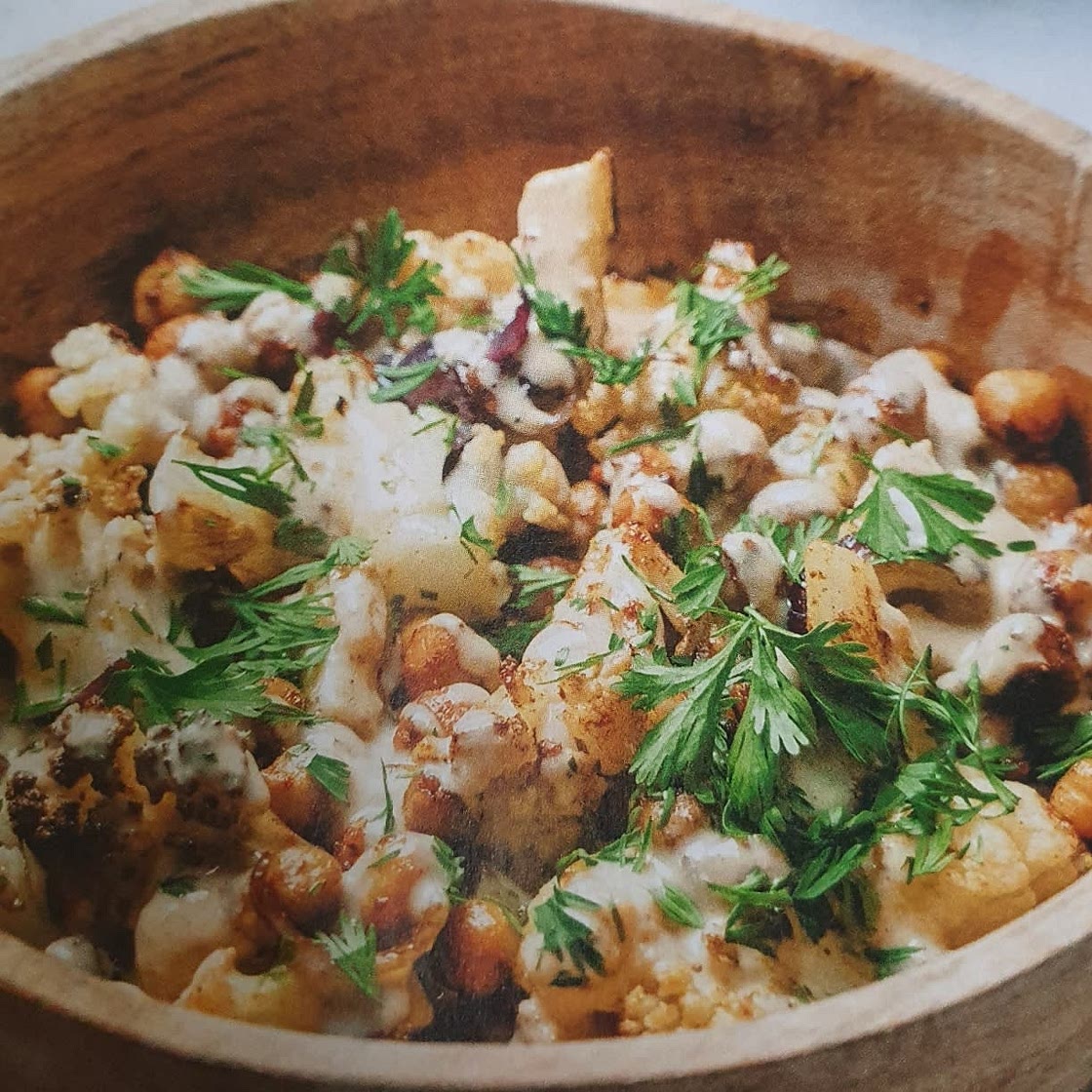 Gerösteter Blumenkohlsalat