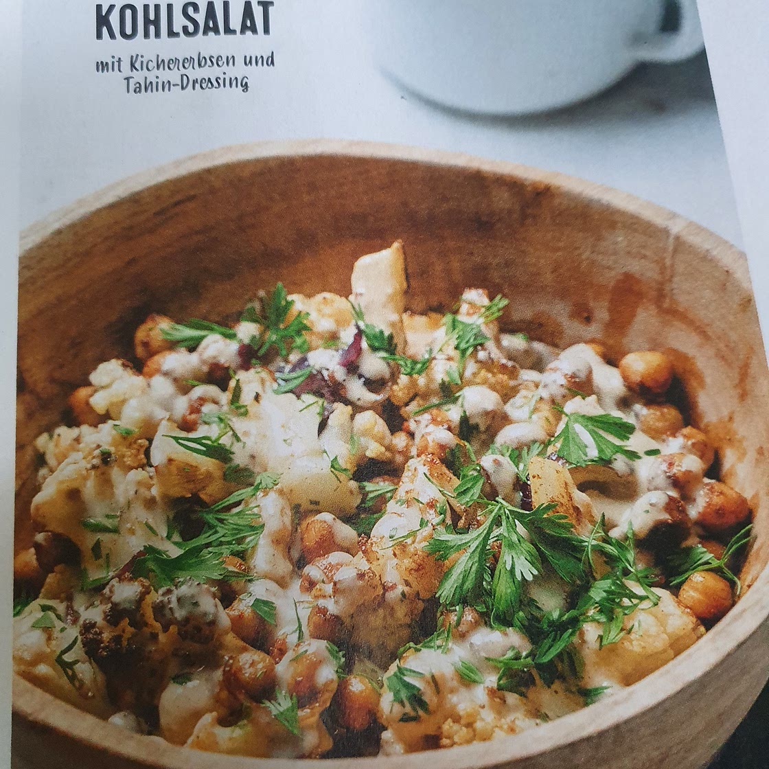 Gerösteter Blumenkohlsalat
