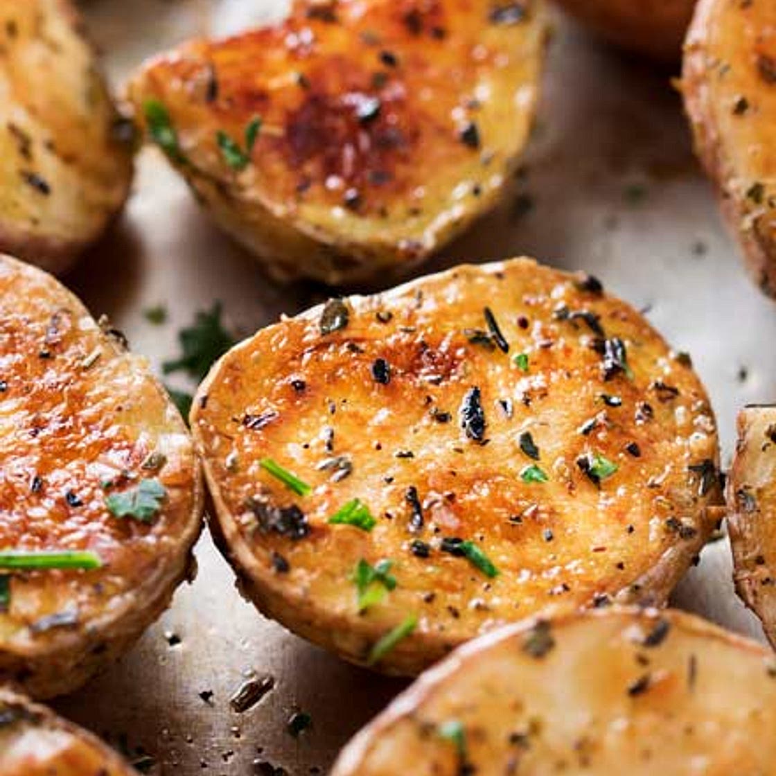 Crispy Greek Oven Roasted Potatoes