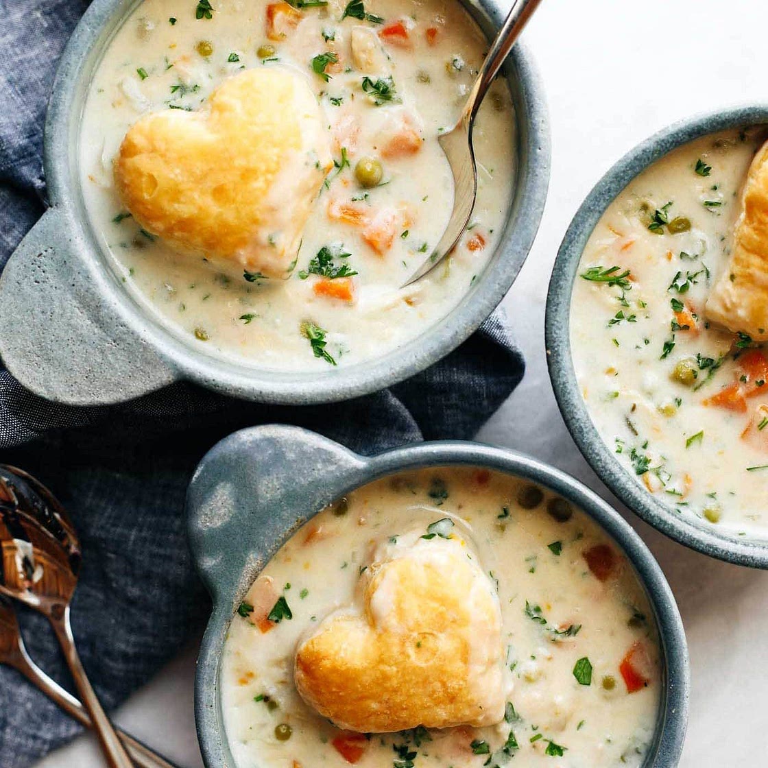 Slow Cooker Chicken Pot Pie Soup