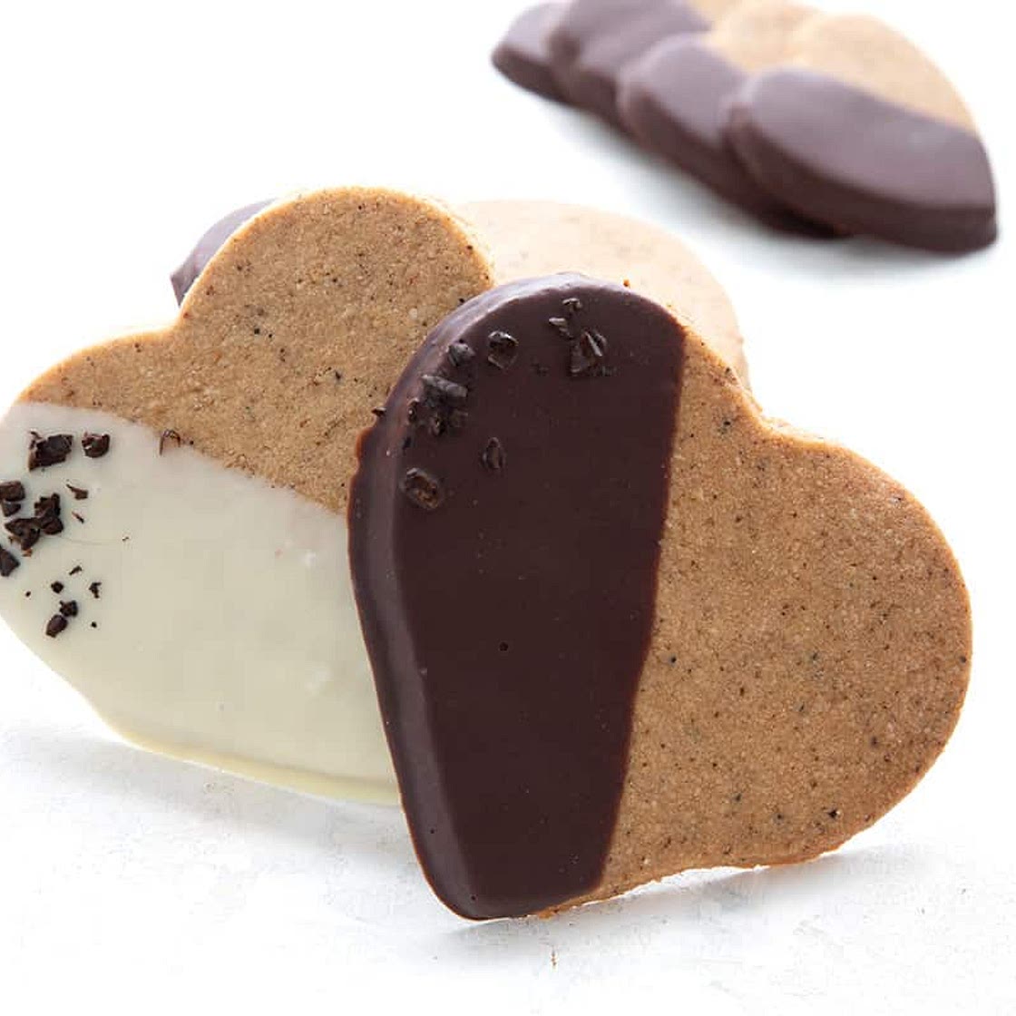 Keto Espresso Shortbread Cookies