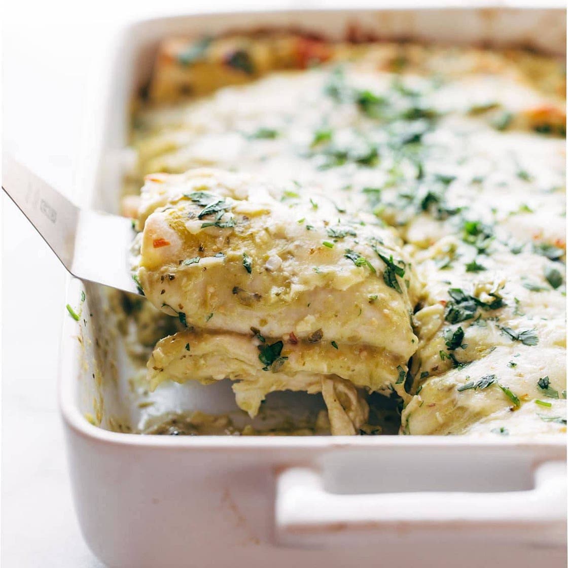 Simple Enchiladas Verdes