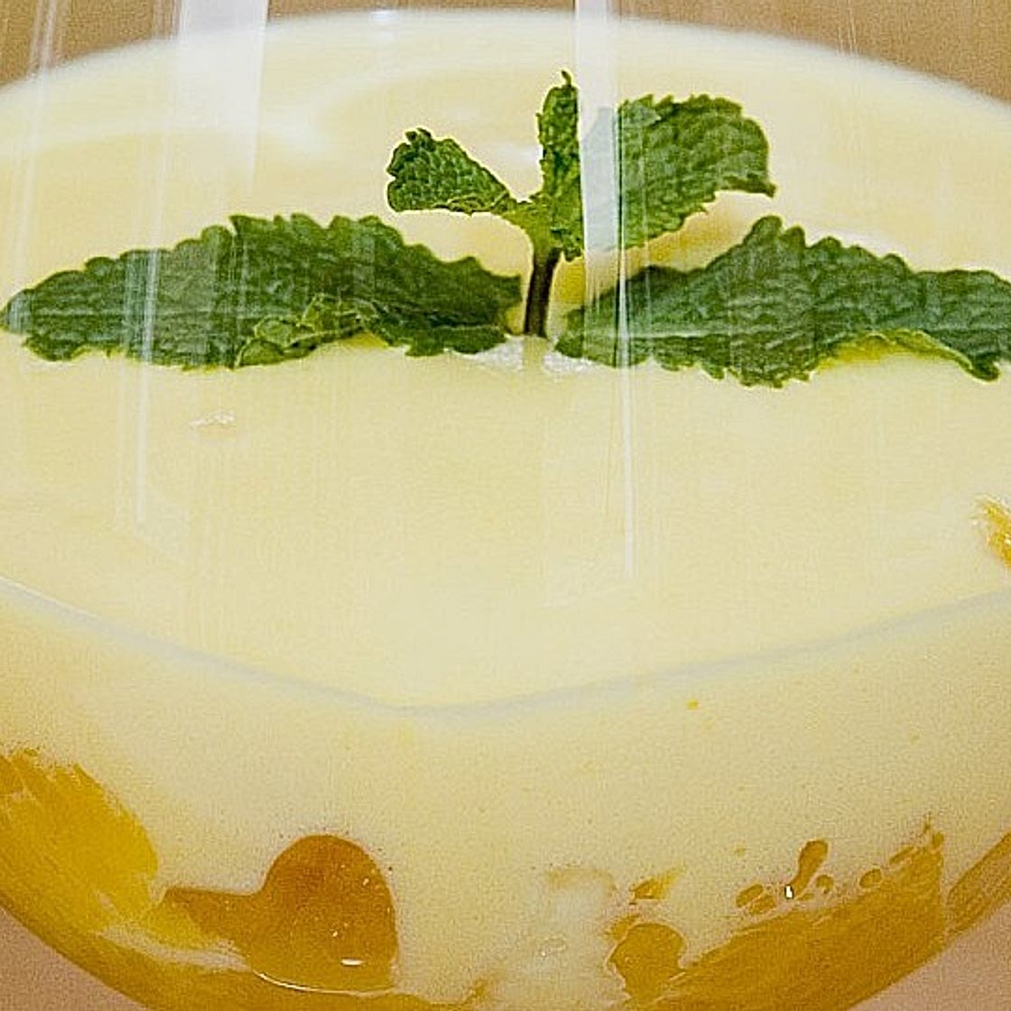 Prosecco - Zabaione auf Orangenfilets