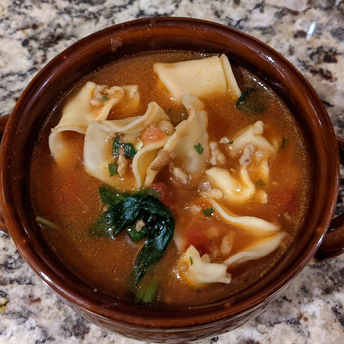Instant Pot Sausage Tortellini Soup
